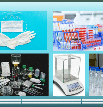 Laboratory glassware and consumables