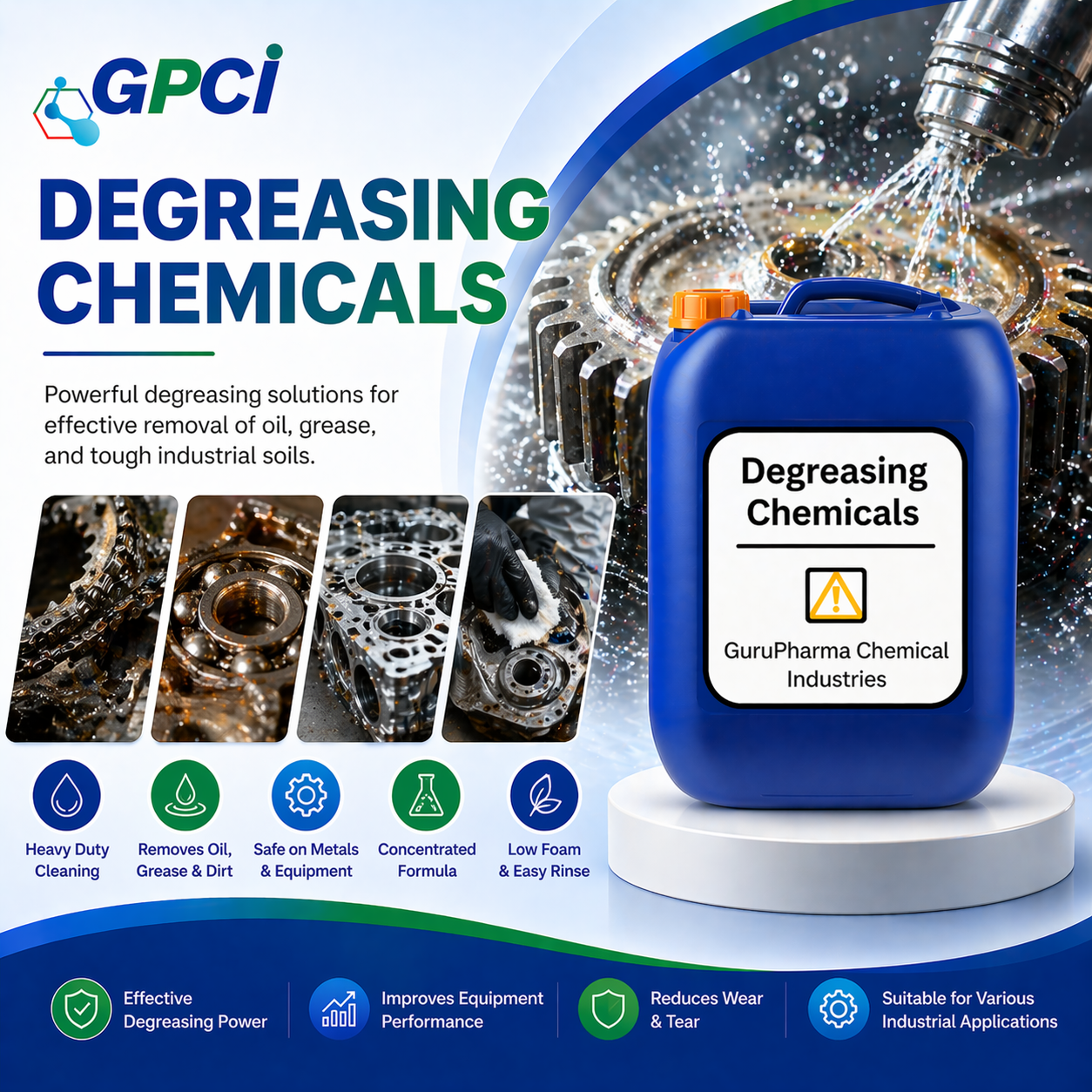 Degreasing chemicals